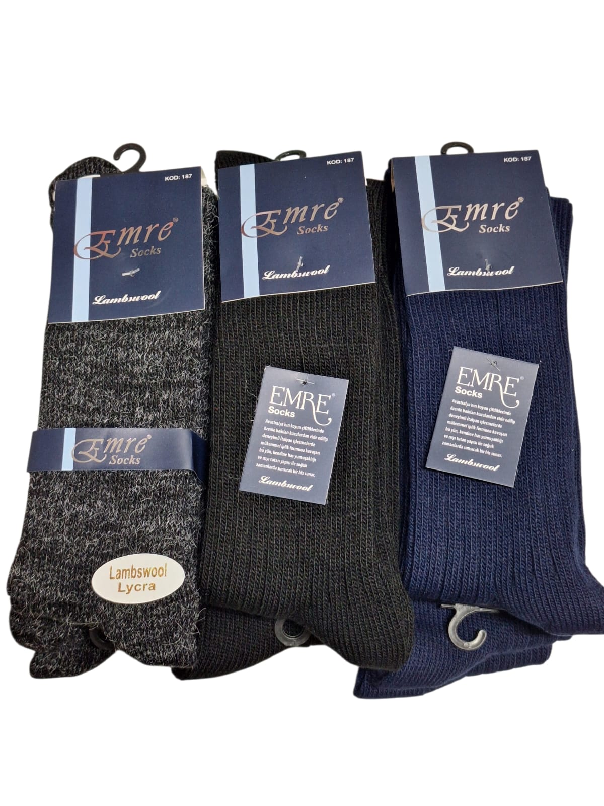 EMRE SOCKS LAMBSWOOL LYCRA-ADET FİYATI
