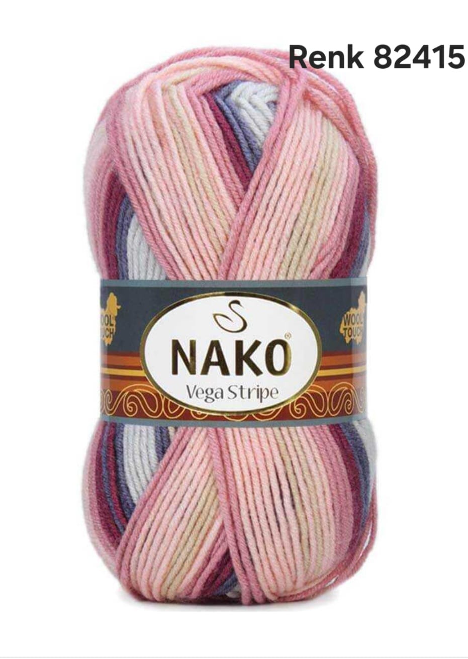 NAKO VEGA STRİPE RENK 82415