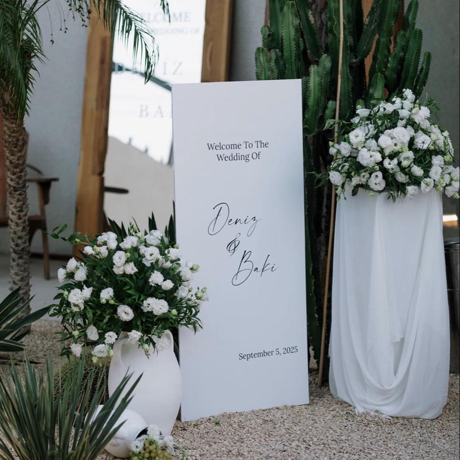 Karşılama Panosu (Dekota) 130x60 cm