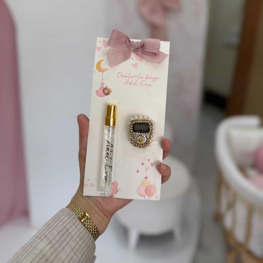 Kartlı Zikirmatik + Kalem Kolonya Hediyelik