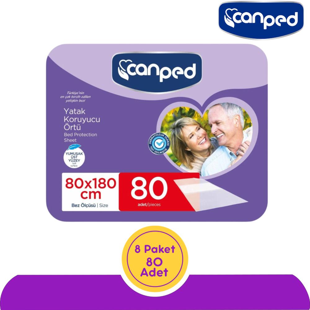Canped Yatak Koruyucu Örtü (80x180 cm) 80 Adet