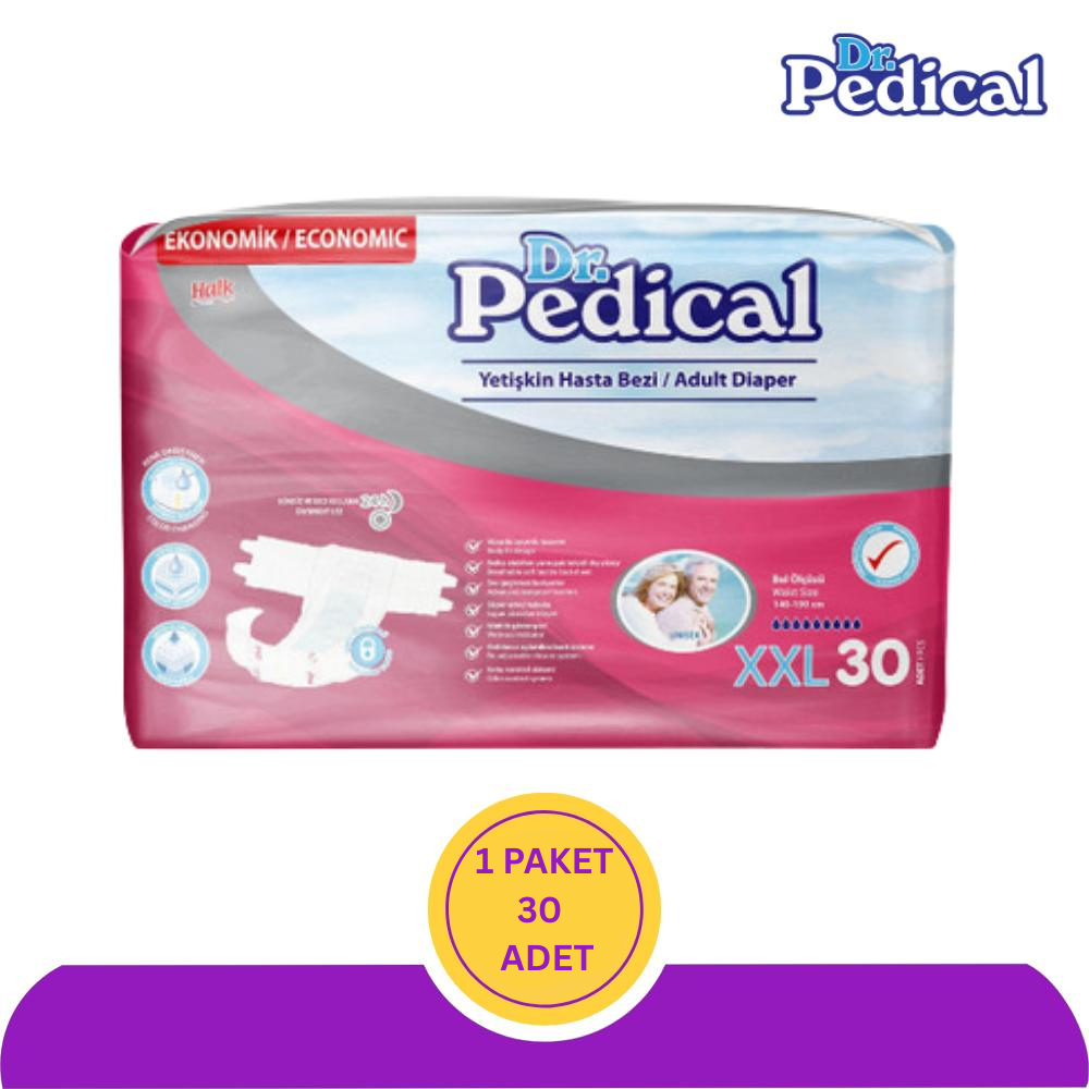 Dr. Pedical Belbantlı Yetişkin Hasta Bezi Extra Extra Large (2XL) 30 Adet