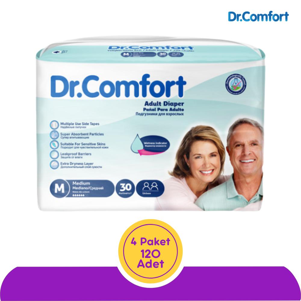 Dr. Comfort Belbantlı Yetişkin Hasta Bezi Orta (M) 120 Adet