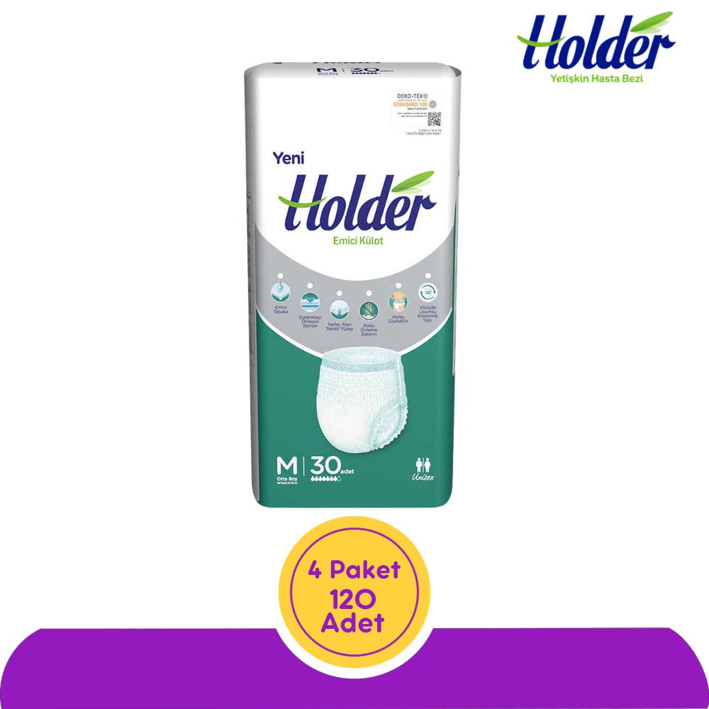 Holder Emici Külot Orta Boy(M) 30'lu 4 Paket