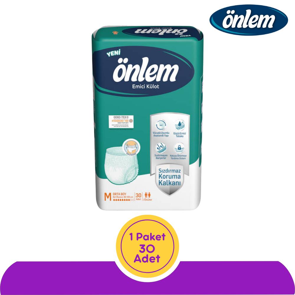 Önlem Emici Külot Orta Boy(M) 30'lu 1 Paket