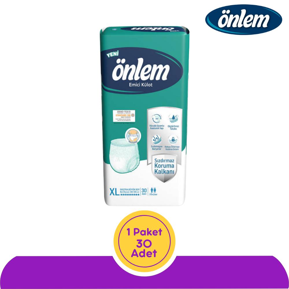 Önlem Emici Külot Extra Büyük Boy(XL) 30'lu 1 Paket