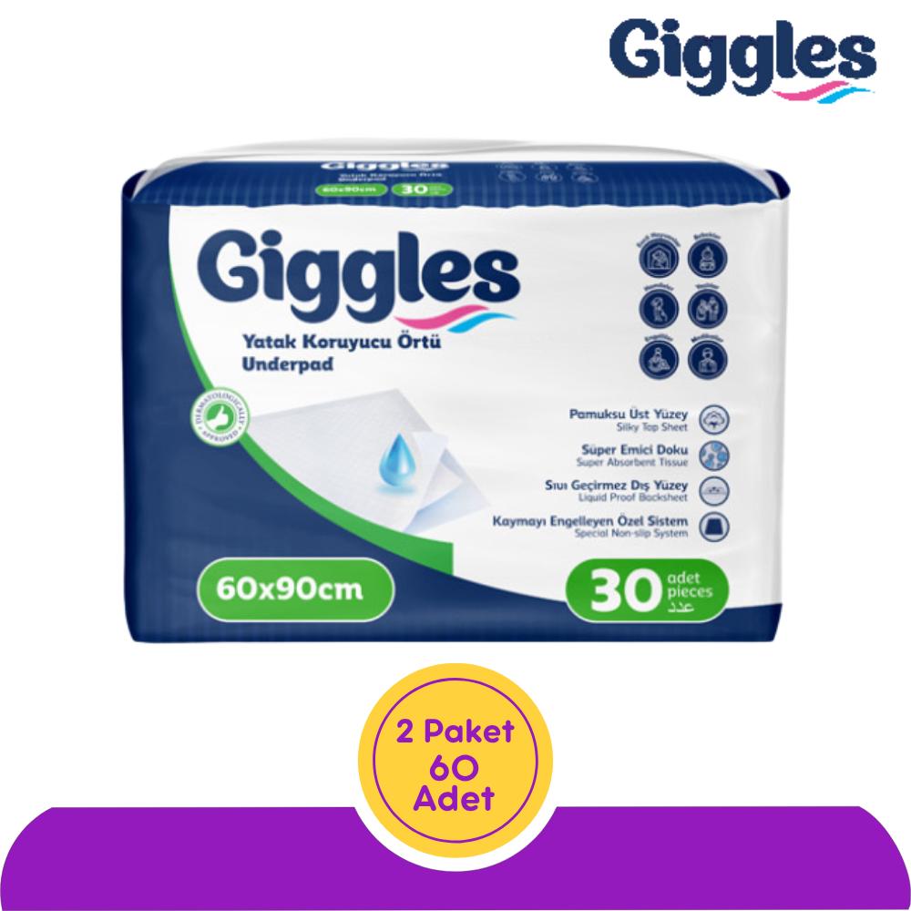 Giggles Yatak Koruyucu Örtü (60x90 cm) 60 Adet