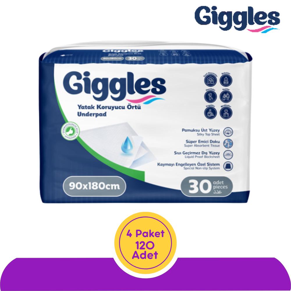 Giggles Yatak Koruyucu Örtü (90x180 cm) 120 Adet