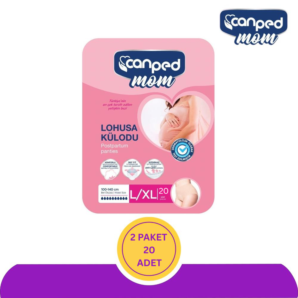 Canped Mom Lohusa Külodu L-XL 20 Adet (10x2)