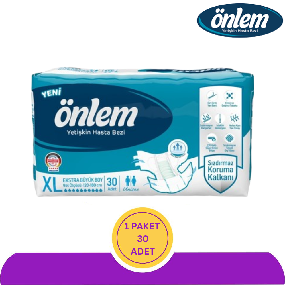 Önlem Belbantlı Hasta Bezi XLarge (XL) 30 Adet