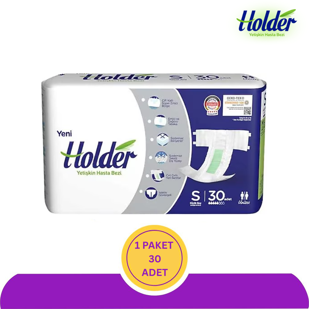 Holder Belbantlı Hasta Bezi Small (S) 30 Adet