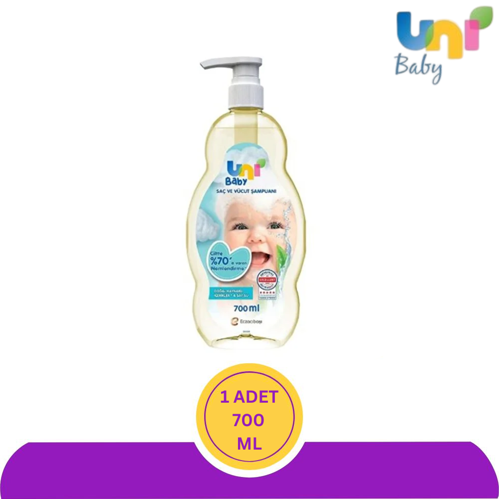 Uni Baby Saç Ve Vücut Şampuanı 700 ml