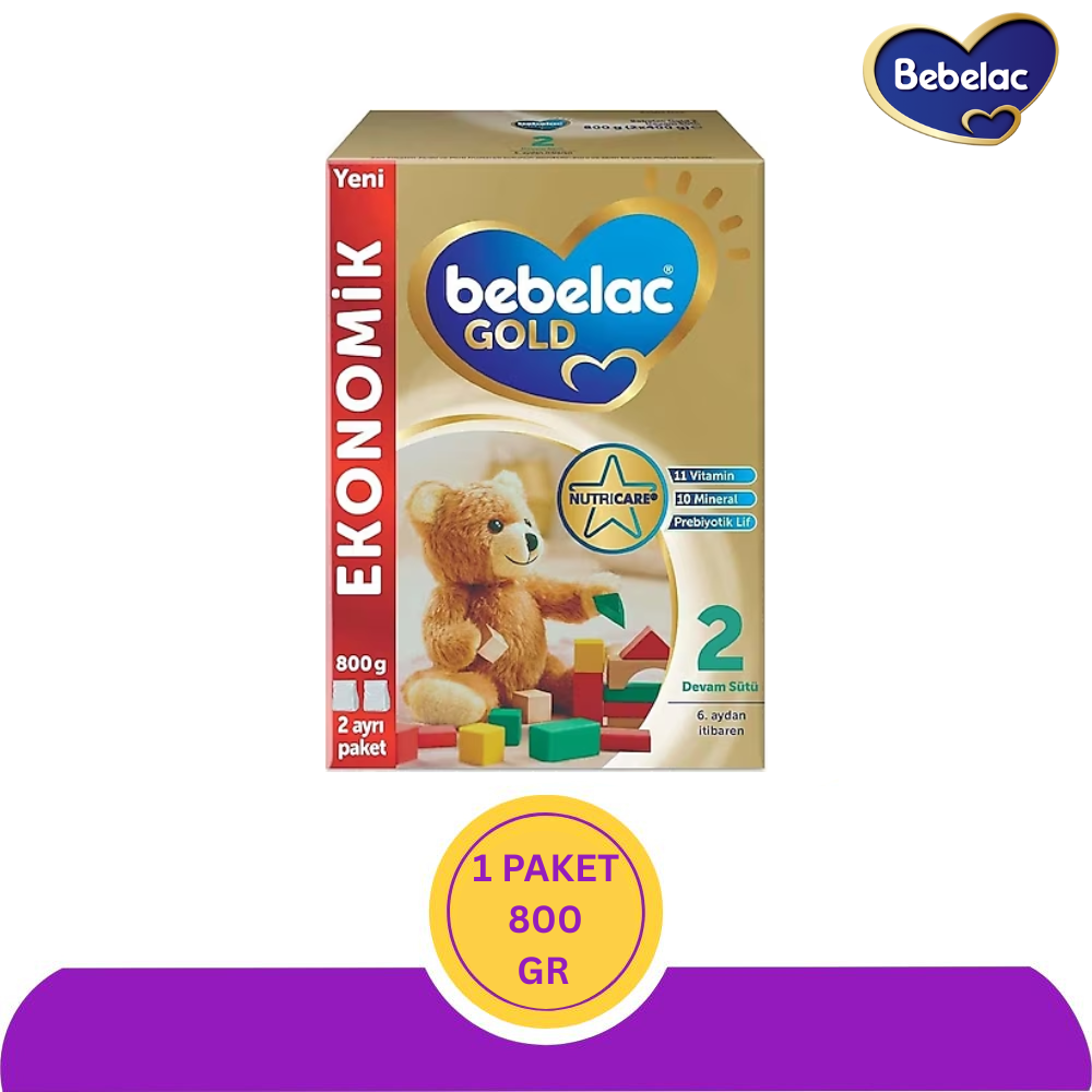 Bebelac Gold 2 Bebek Sütü 800 Gr