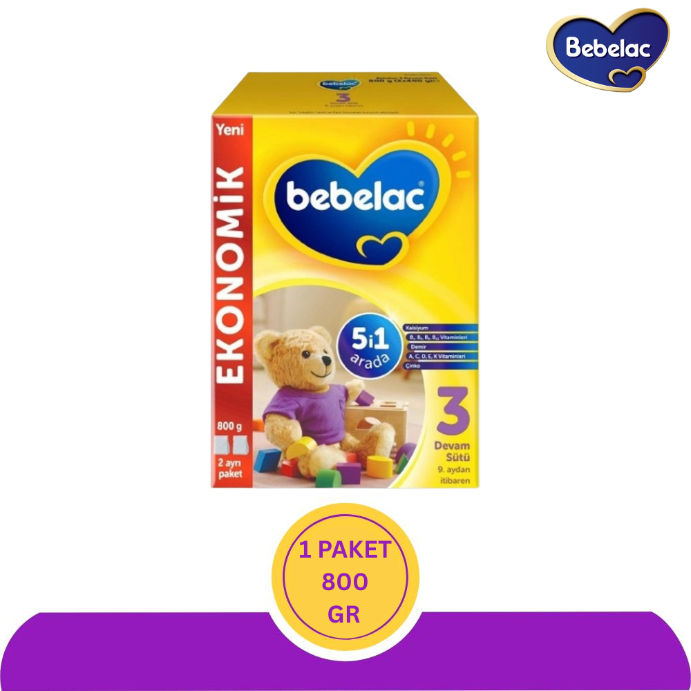 Bebelac 3 Bebek Sütü 800 Gr