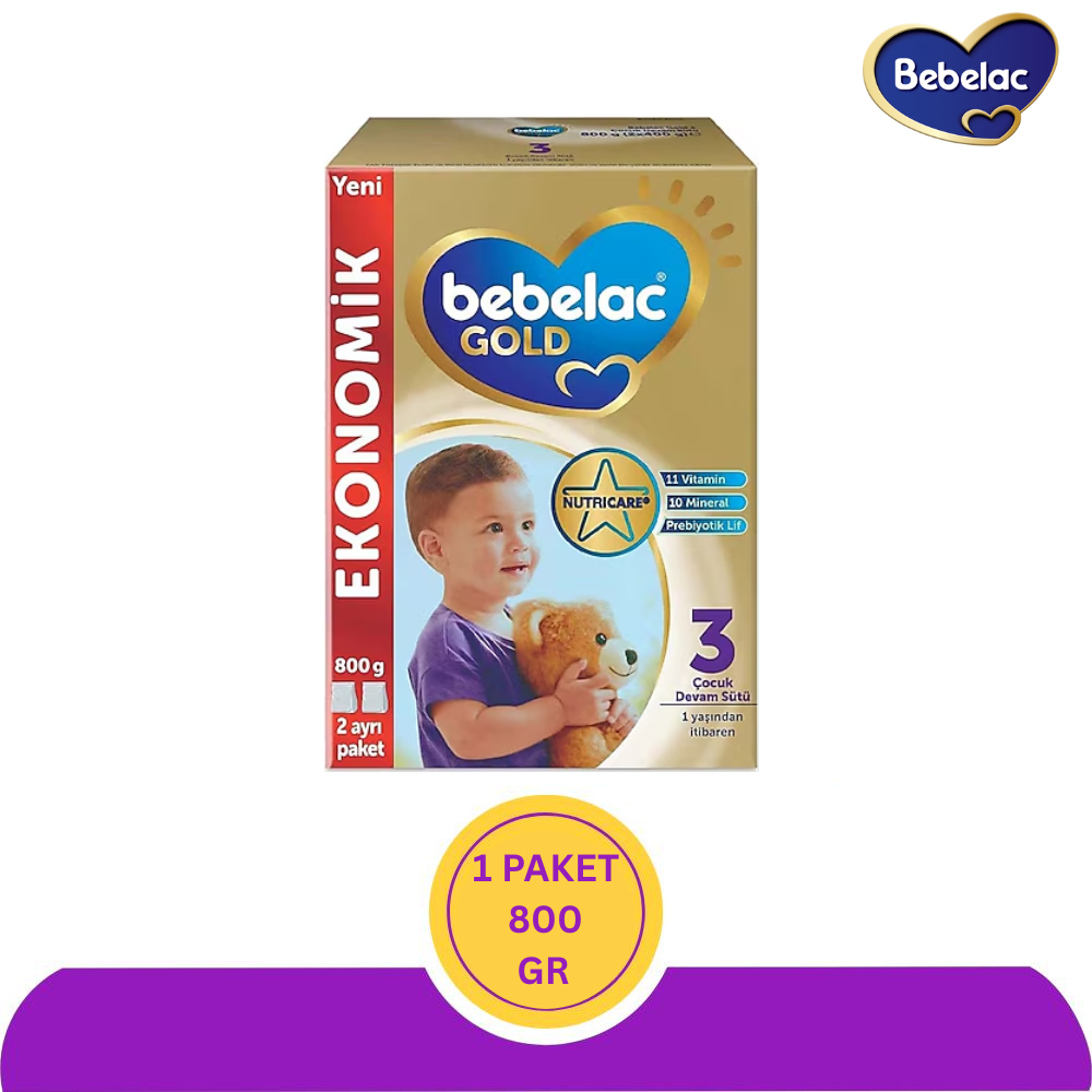 Bebelac Gold 3 Bebek Sütü 800 Gr