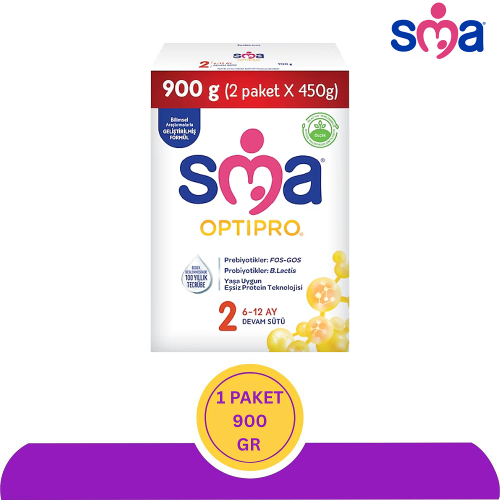 SMA Optipro 2 Bebek Sütü 900 Gr