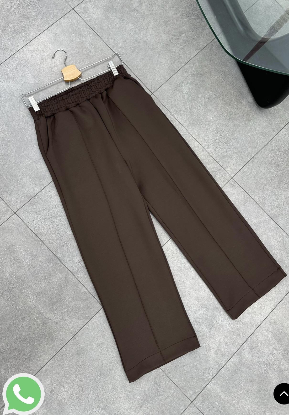 Çimalı Scuba pantolon-Kahve