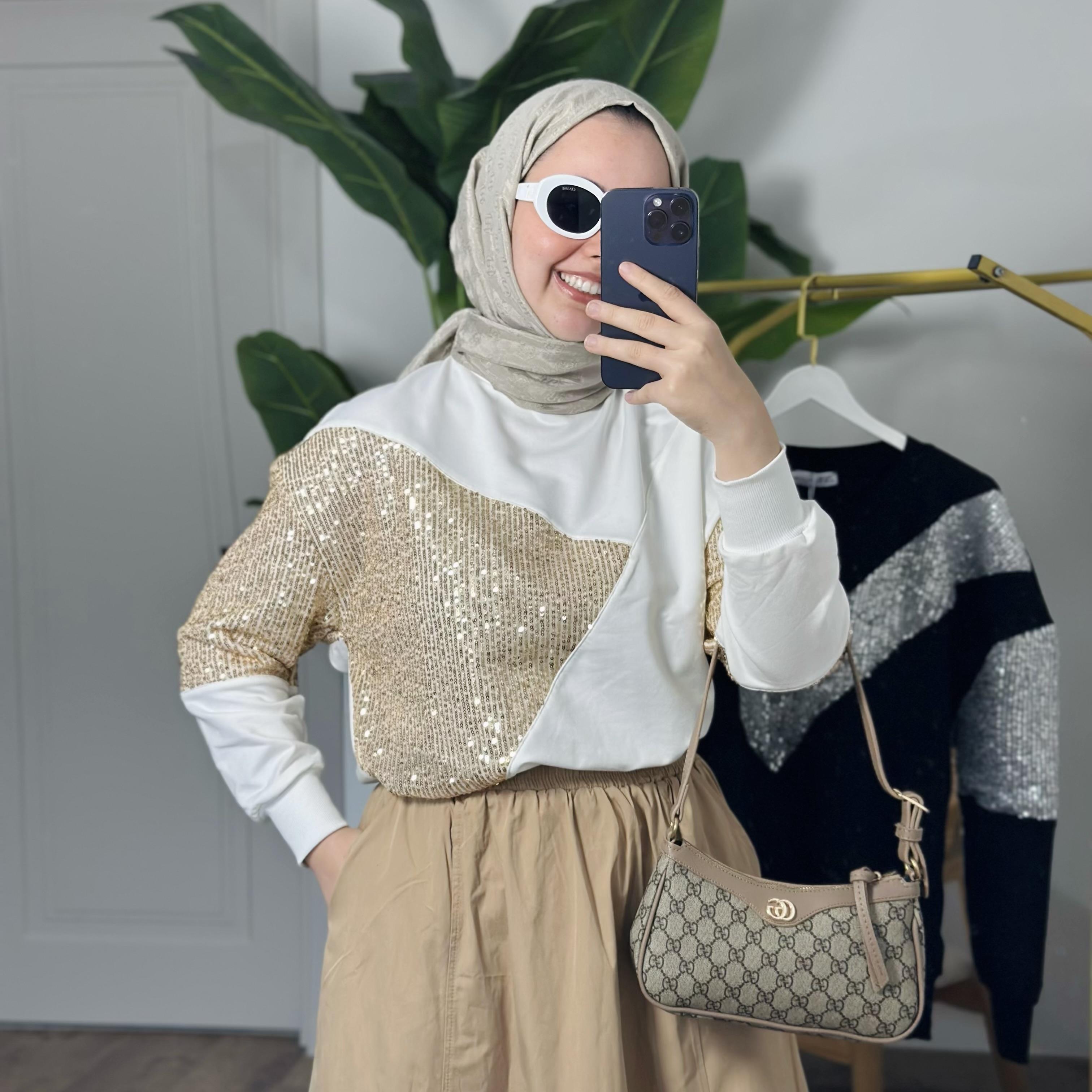 Zra Gold Pullu Sweat