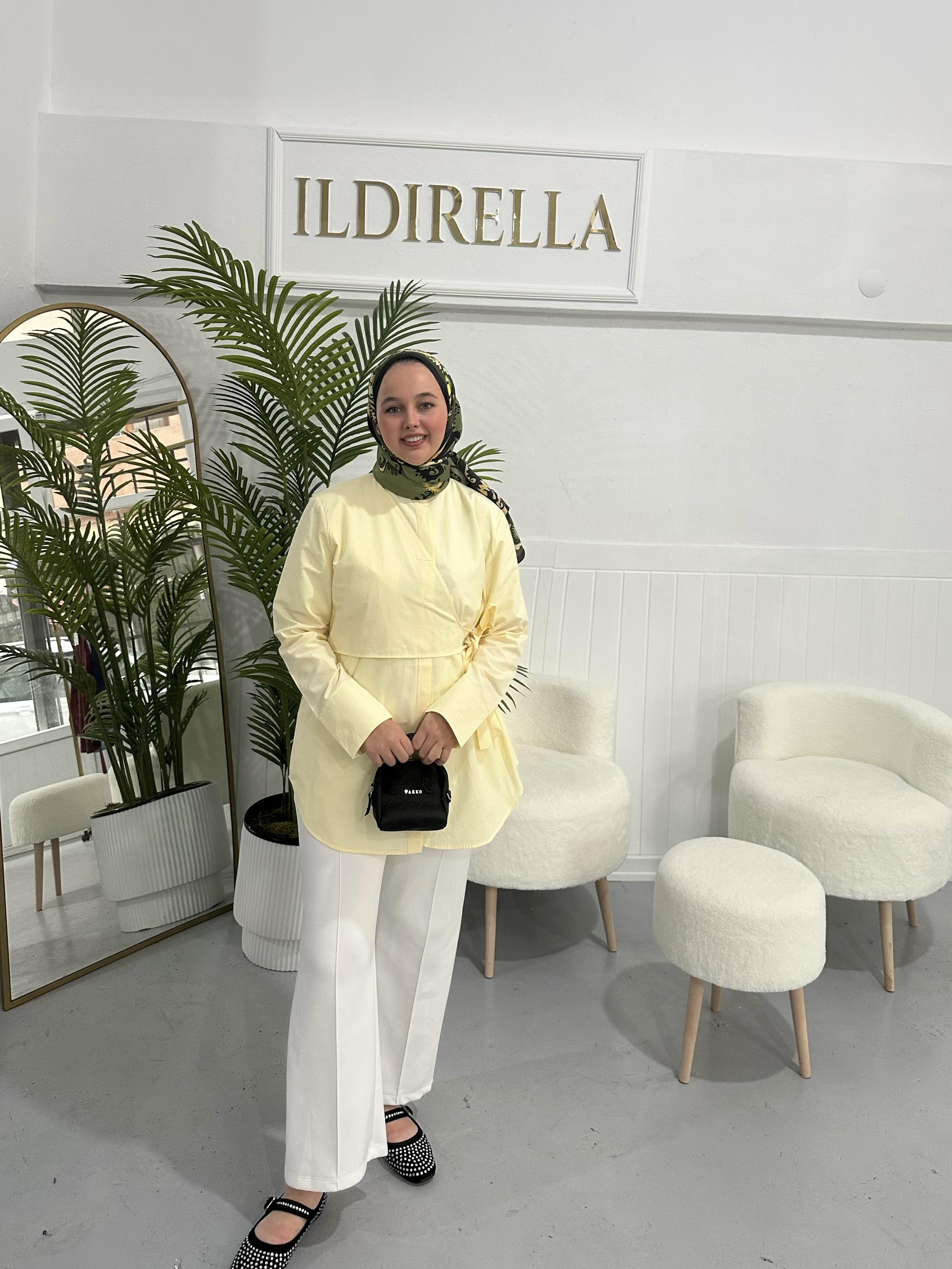 Hm Aria Premium Gömlek - Sarı