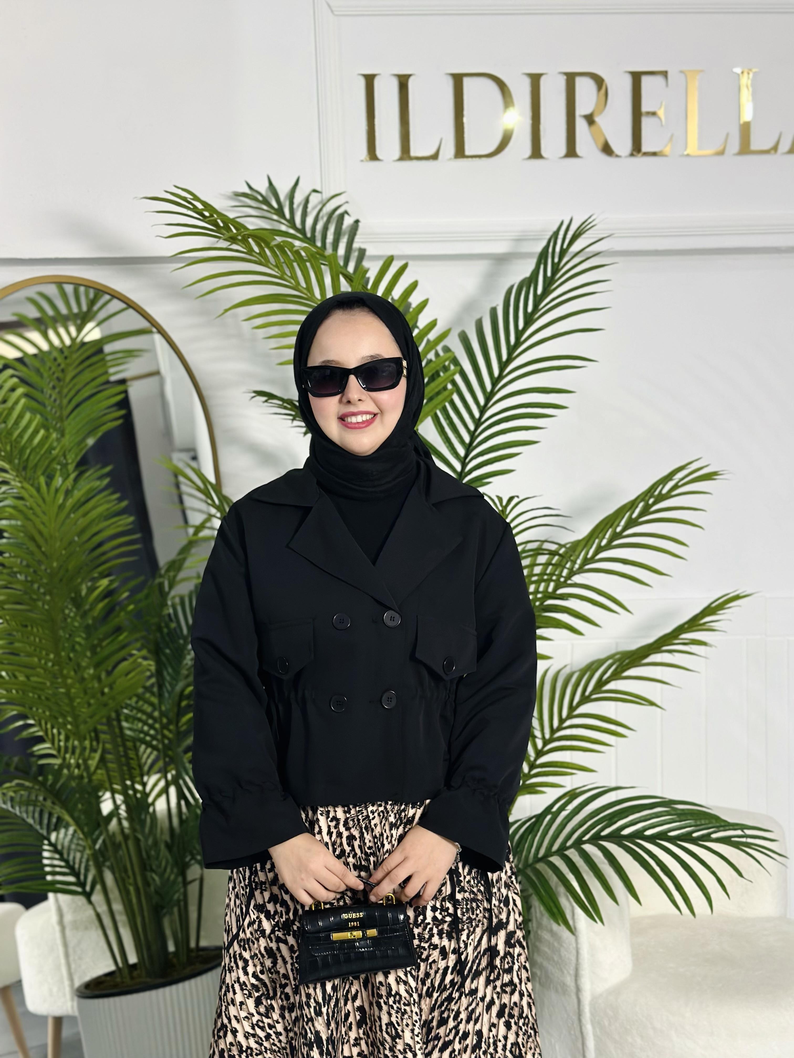 Cloe Luxury Trenç - Siyah