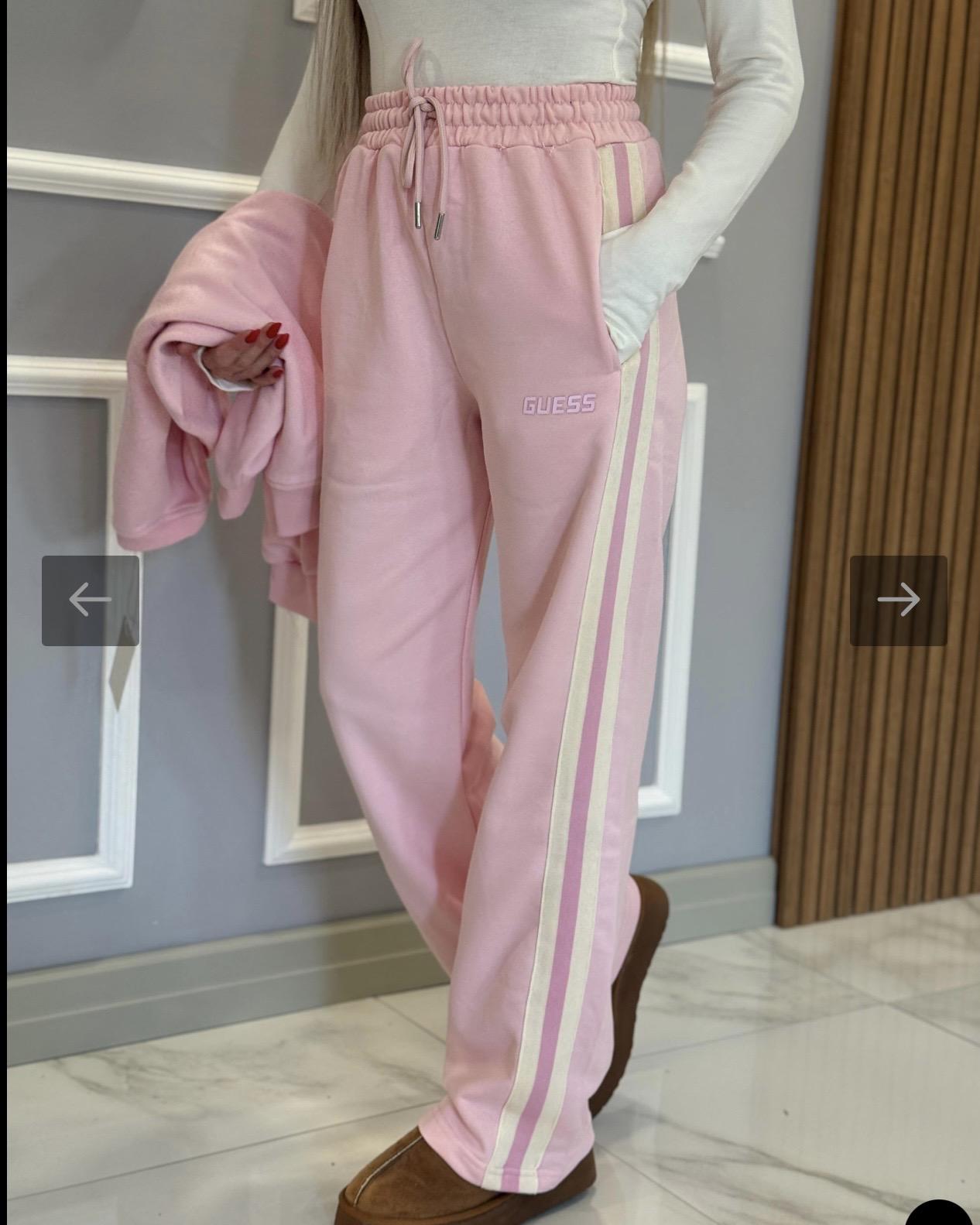 Pinko Şeritli Pantolon - Pembe