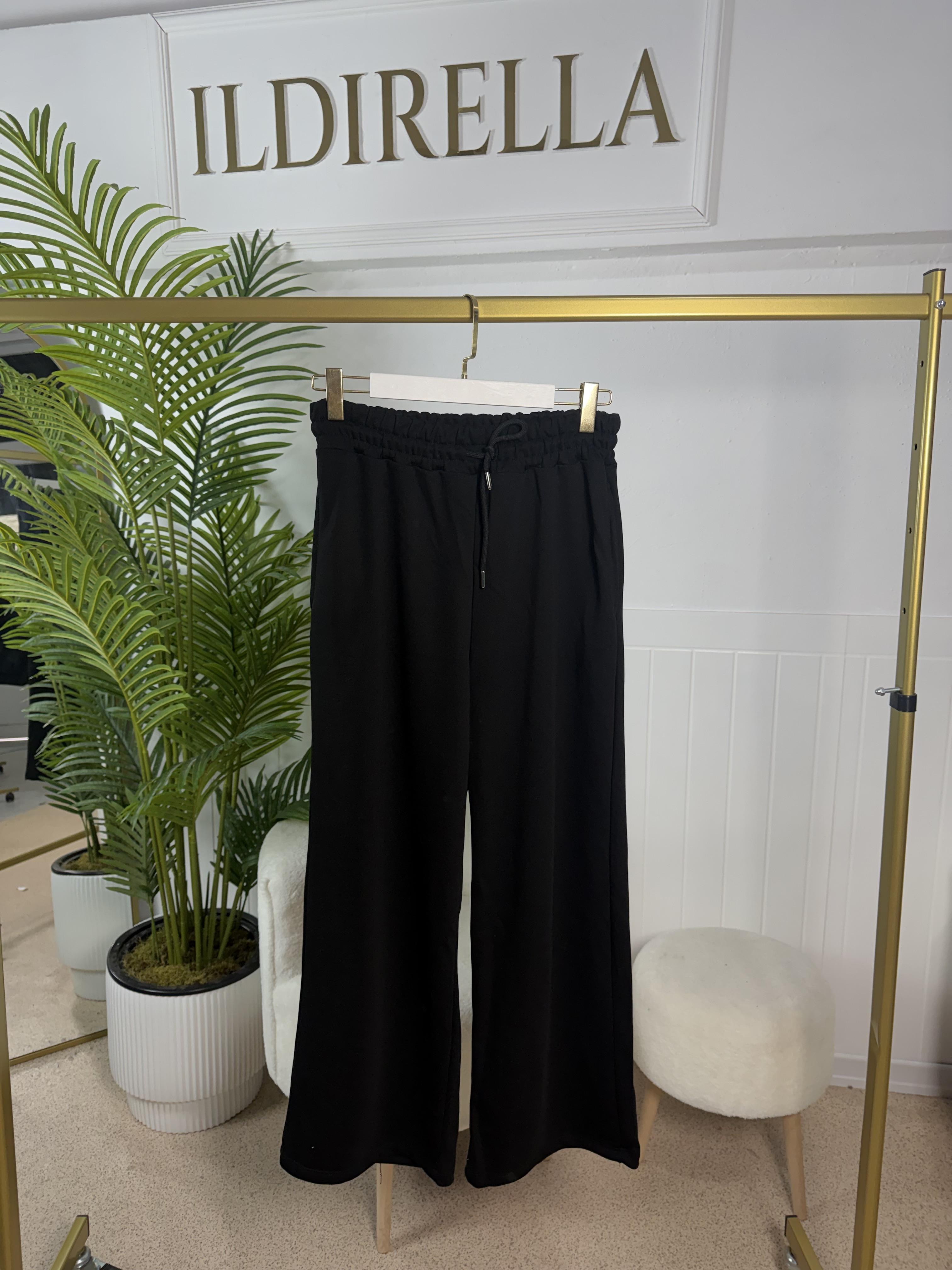 Siyah Premium Palazzo Eşofman