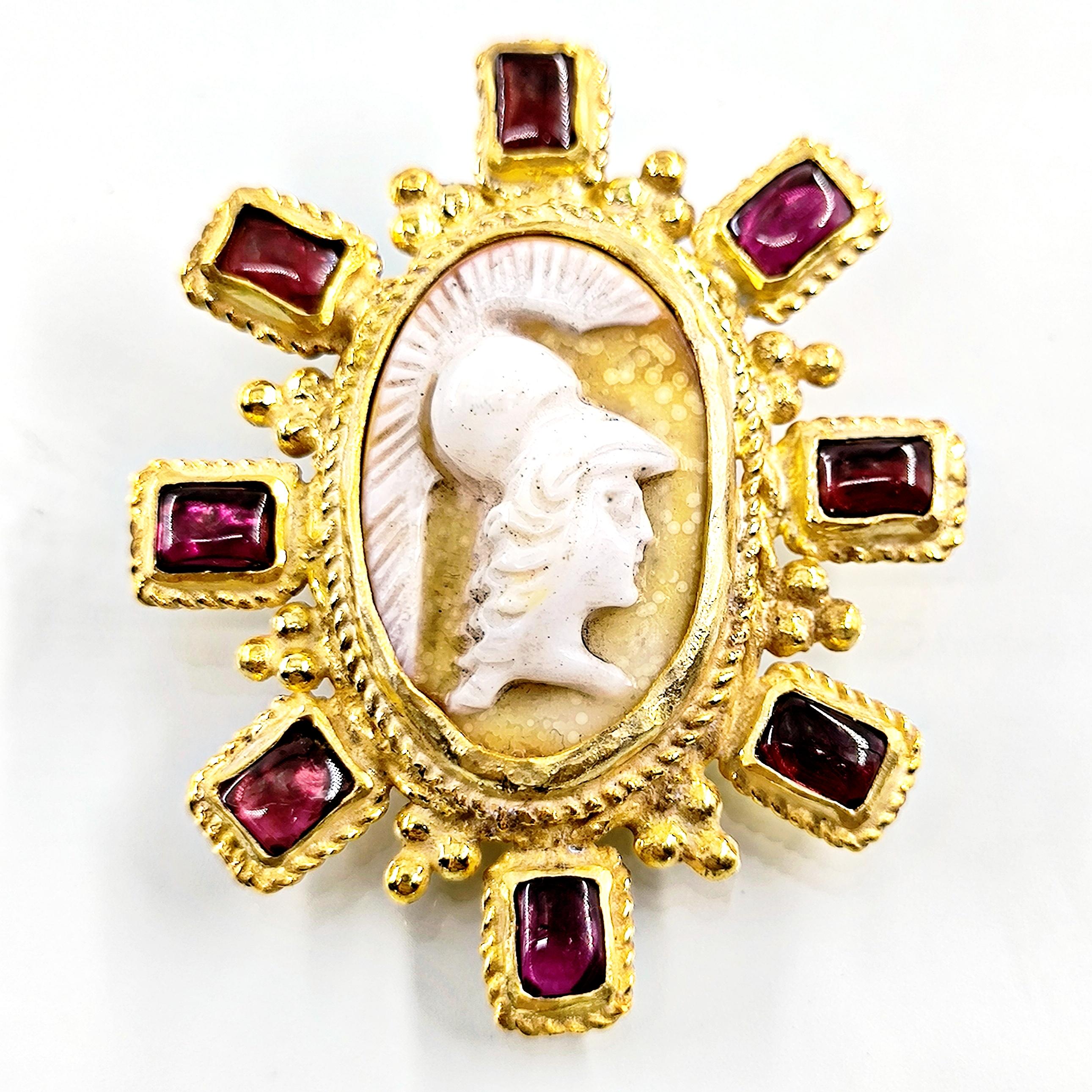 CAMEO STİL ATHENA TÖREN MADALYON KOLYE