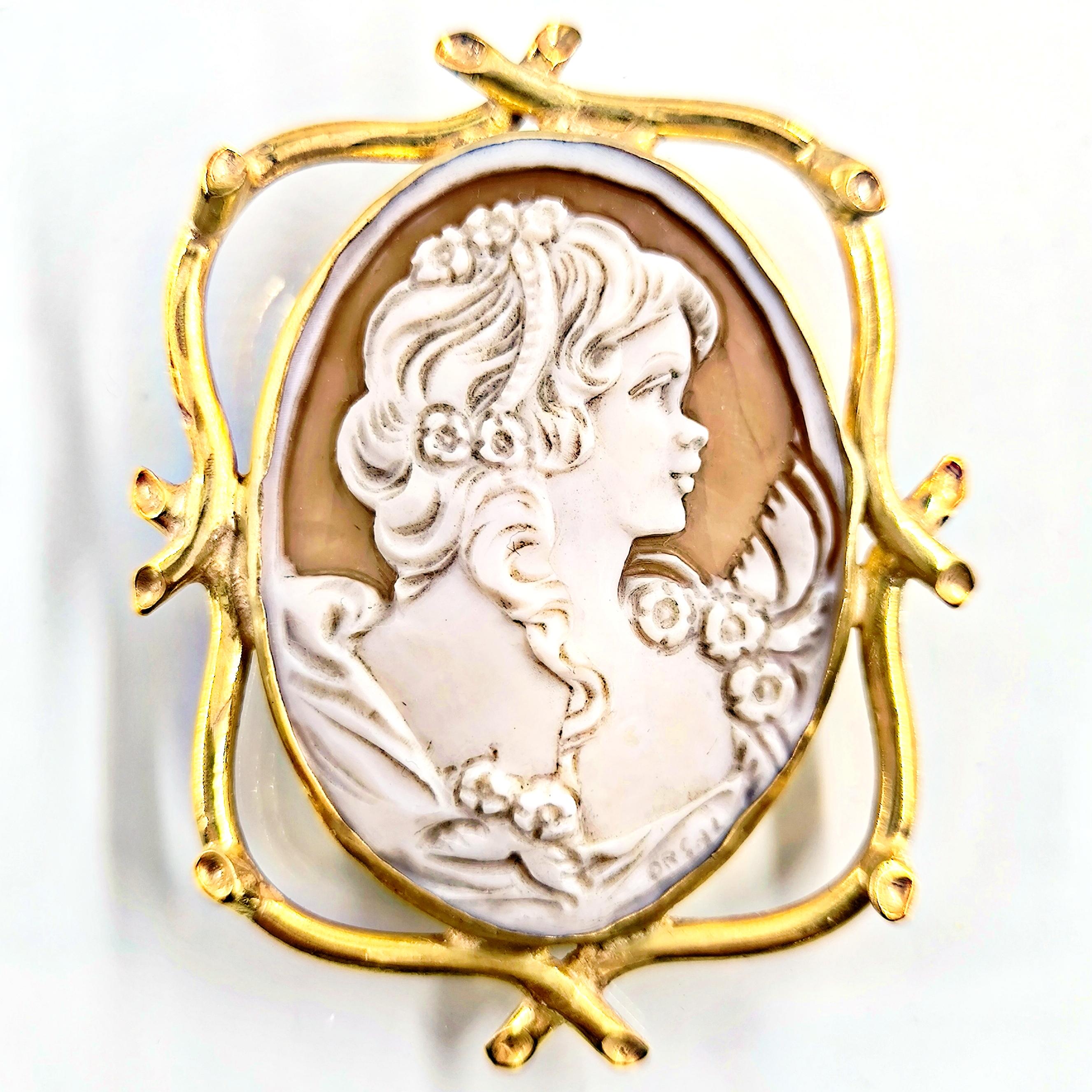 İMZALI GÜZELLİKCAMEO KOLYE