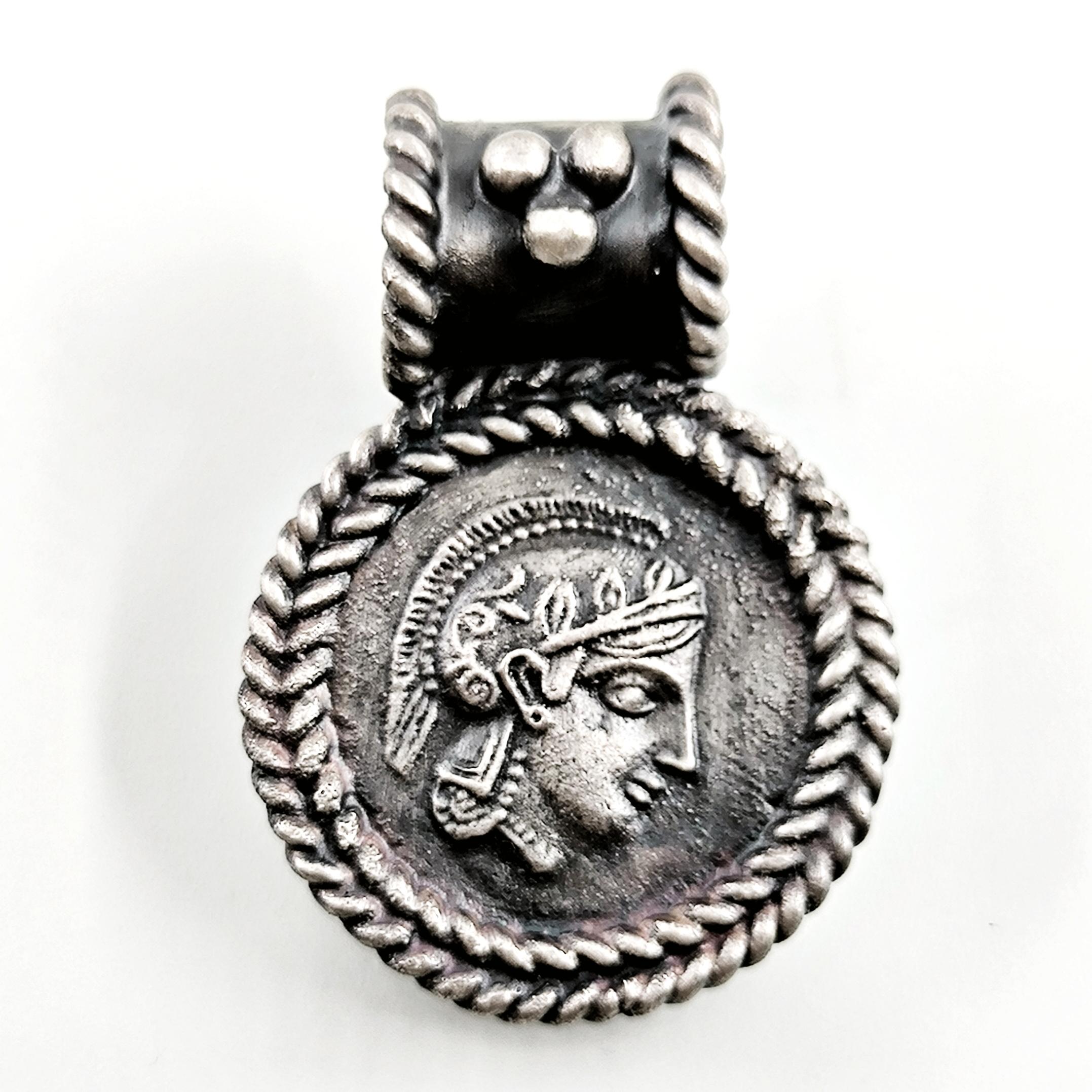BİLGELİĞİN MÜHRÜ  ATHENA SİKKE KOLYE