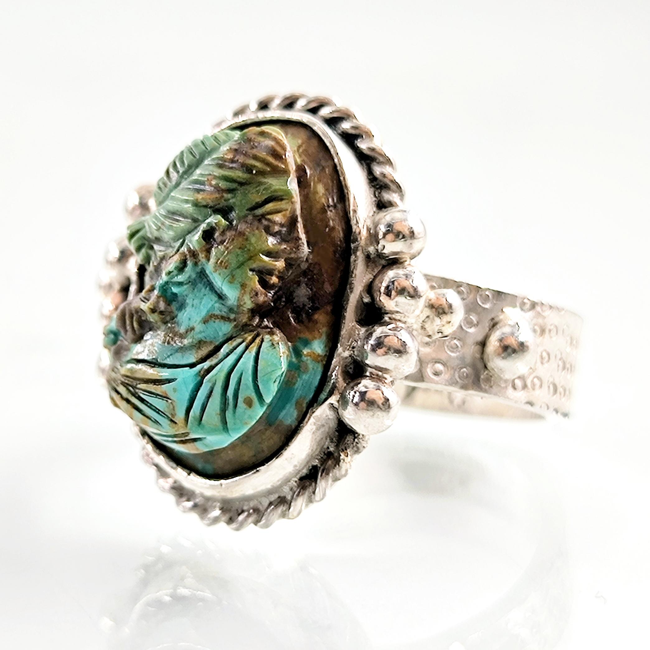 ANTİK TANRIÇA KABARTMA YÜZÜK