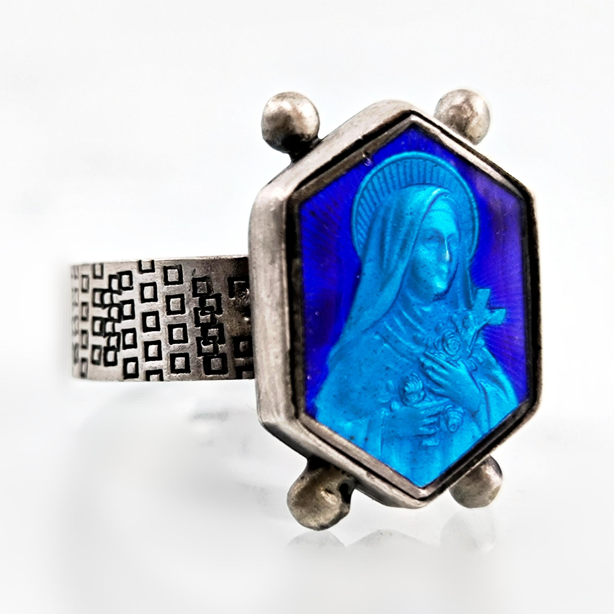 MERYEM ANA’NIN KORUYUCU IŞIĞI MİNELİ YÜZÜK