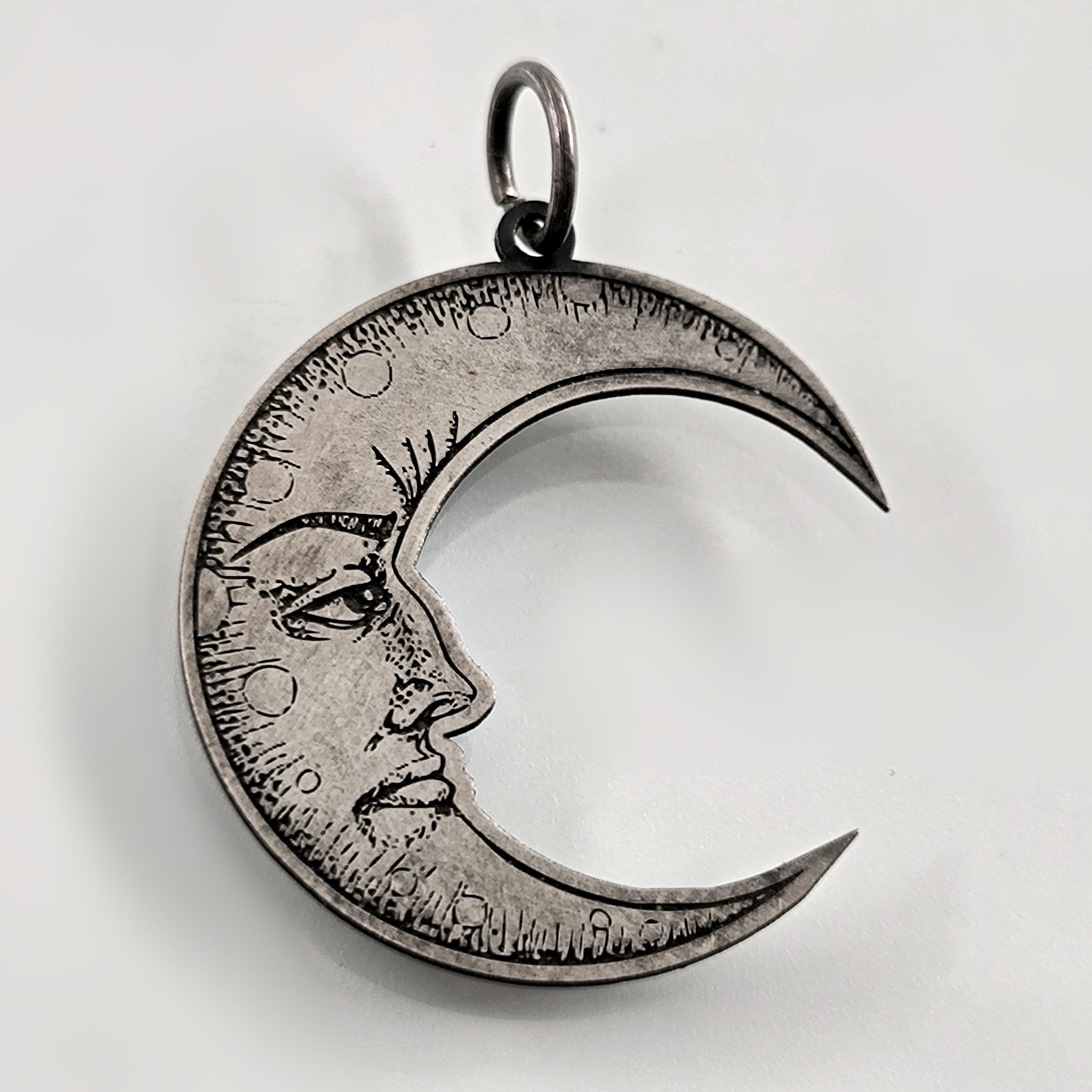 AY'IN YÜZÜ GRAVÜR KOLYE