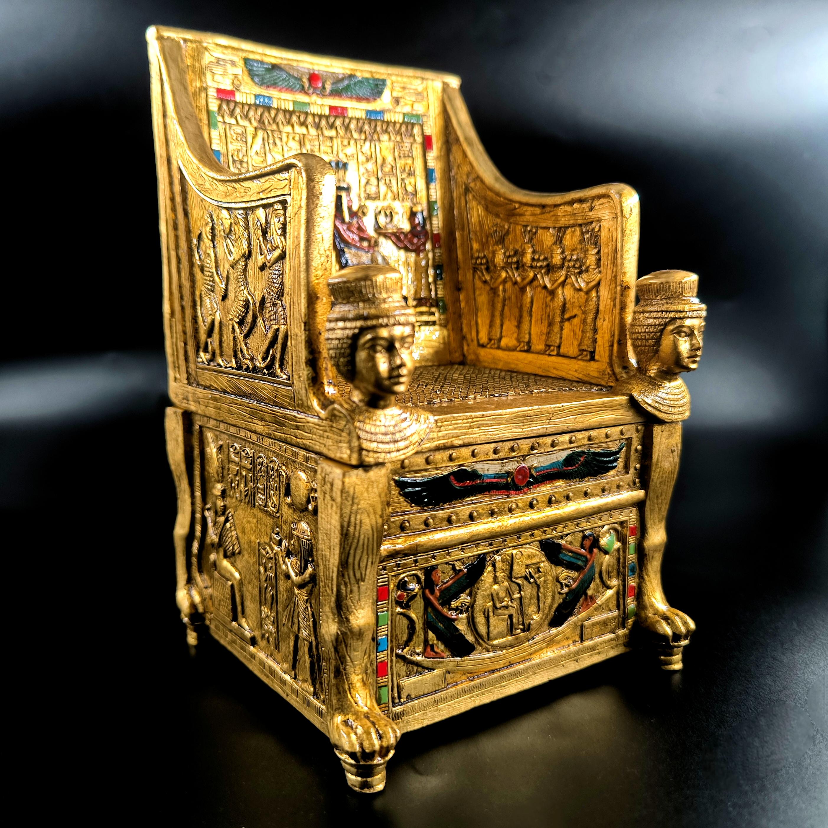 MISIR KRALİYET TAHTI VERONESE İMZALI MÜCEVHER KUTUSU