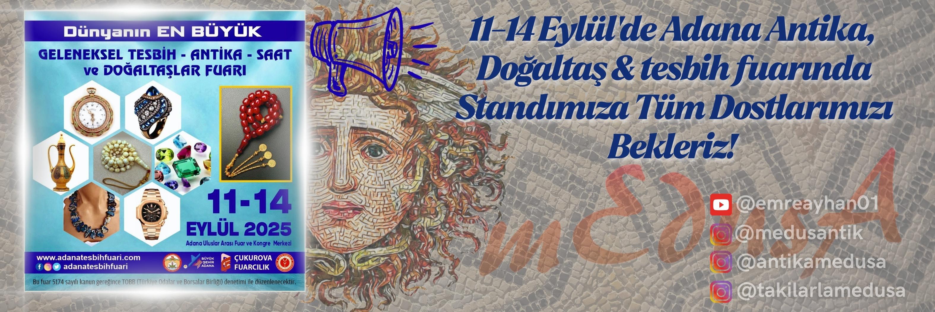 Medusa Antik Mücevher