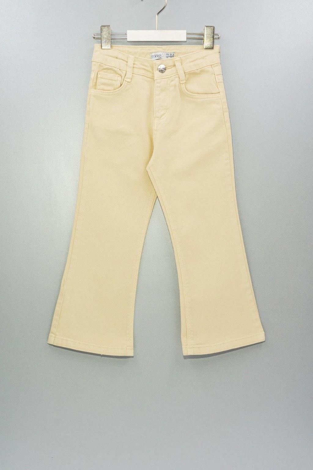 Kız Çocuk 3-8 Yaş İspanyol Paça  Pantolon