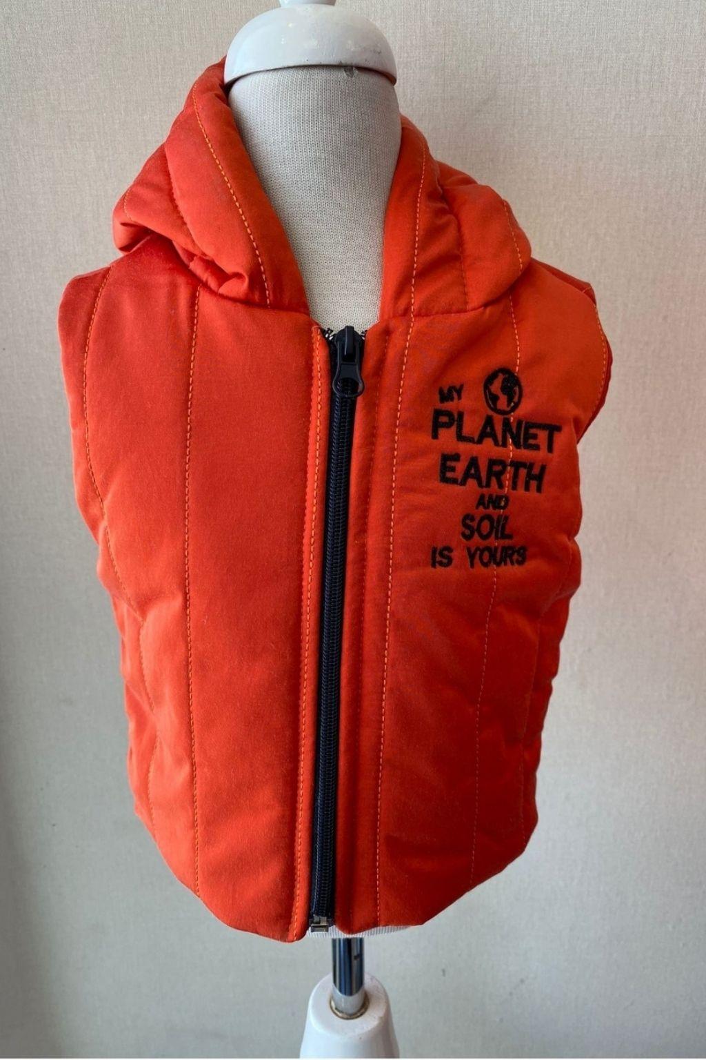 Kapüşonlu Şişme Bebek Yelek 0-24 Ay – Fermuarlı