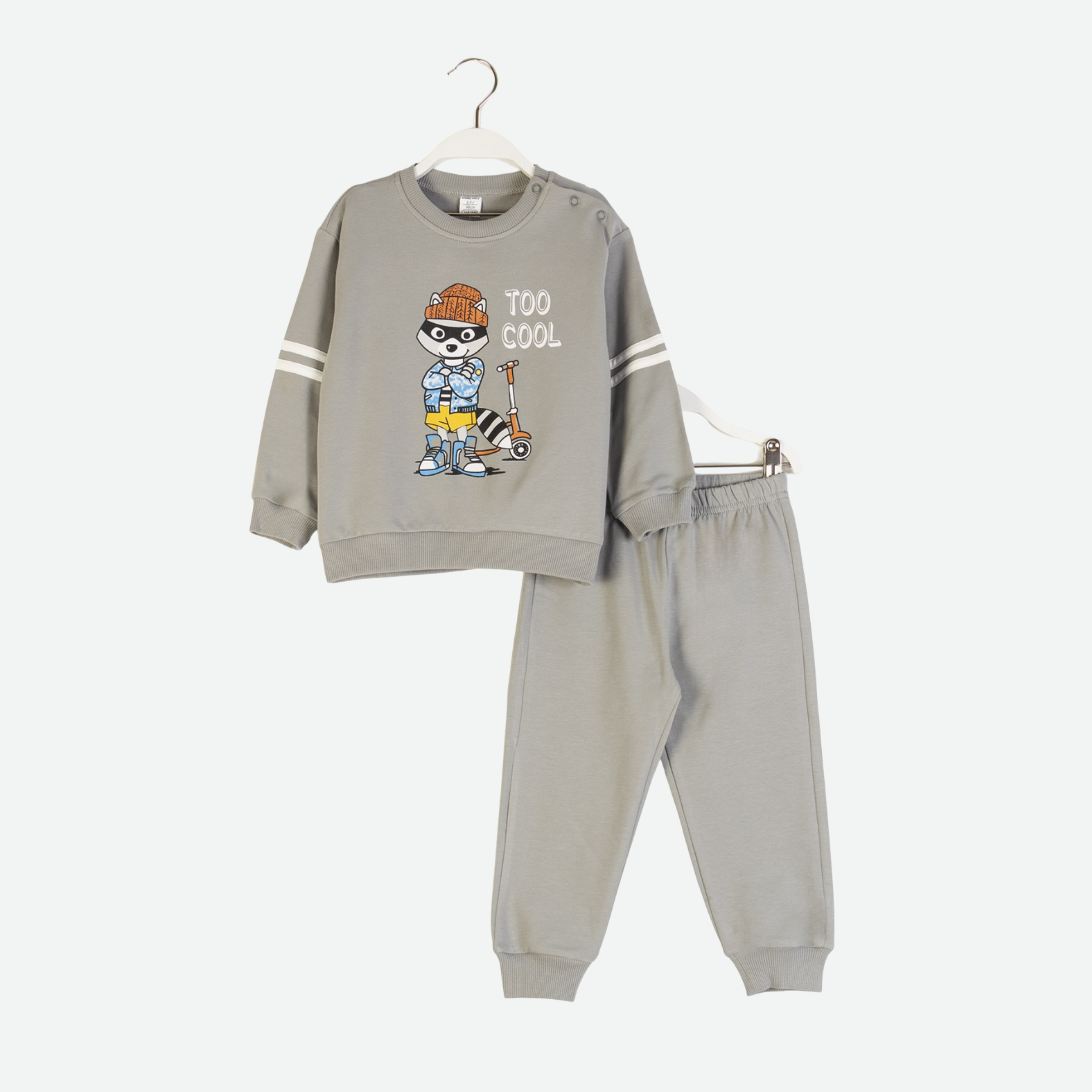 Erkek Bebek İkili Gri Takım