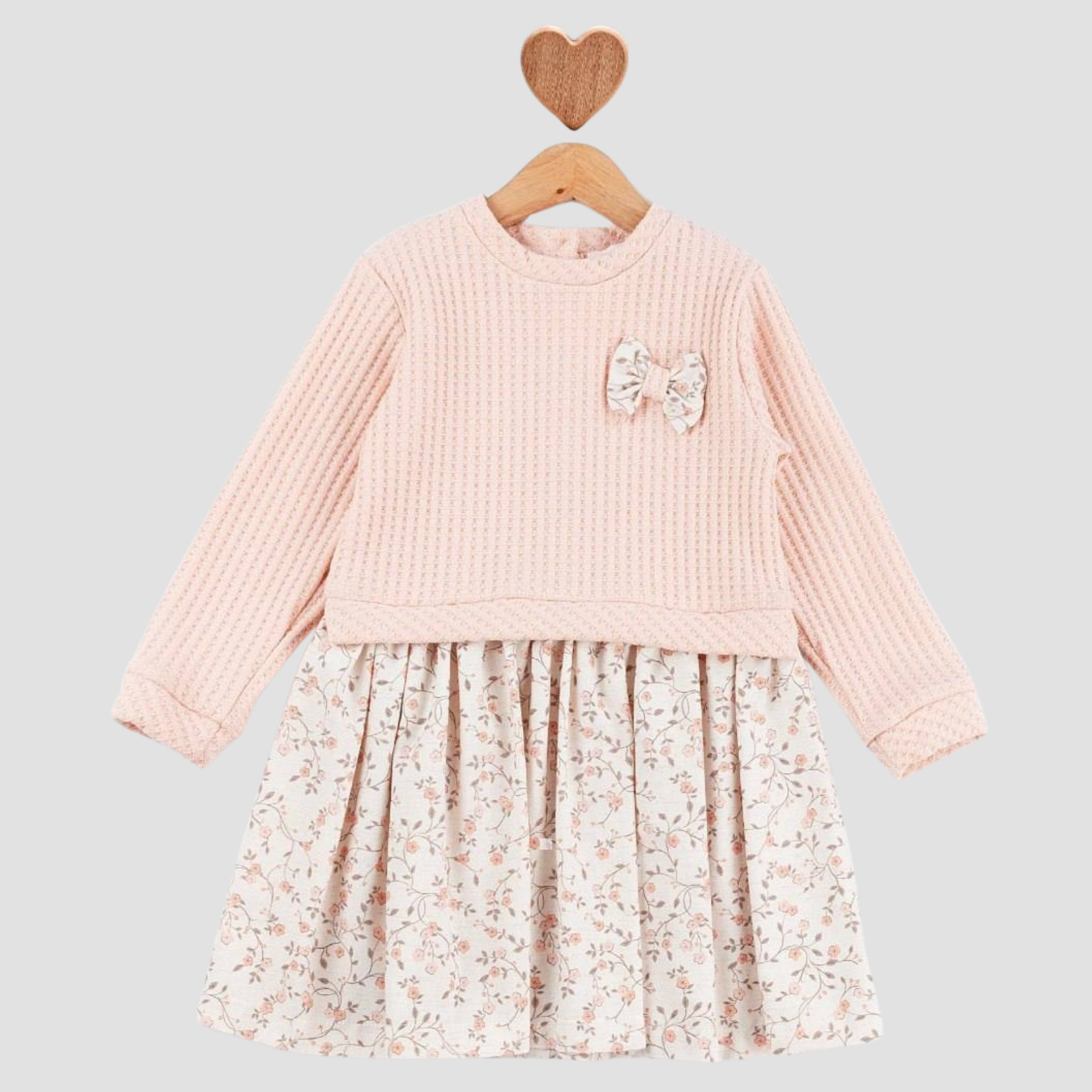 Kız Çocuk Üstü Triko Elbise