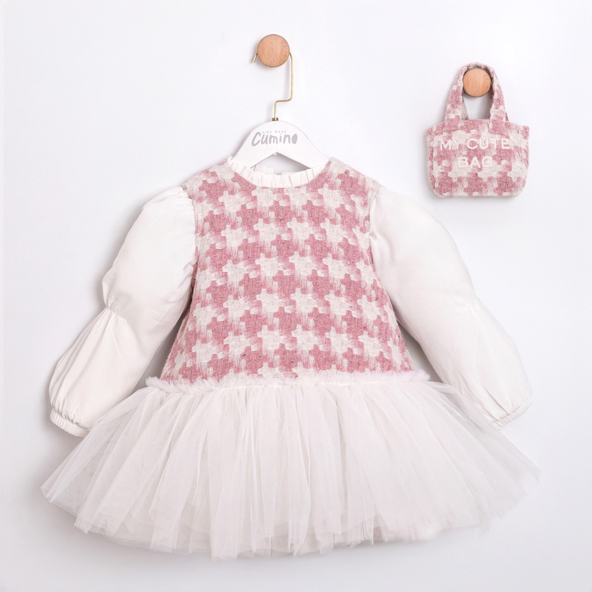 Kız Çocuk Çantalı Özel Gün Elbisesi