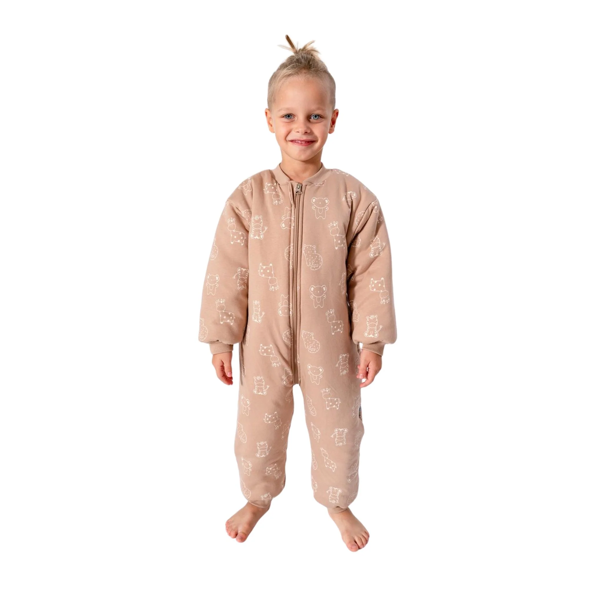 Erkek Çocuk 4-6 Yaş 2.5 Tog Uyku Tulumu Kahve