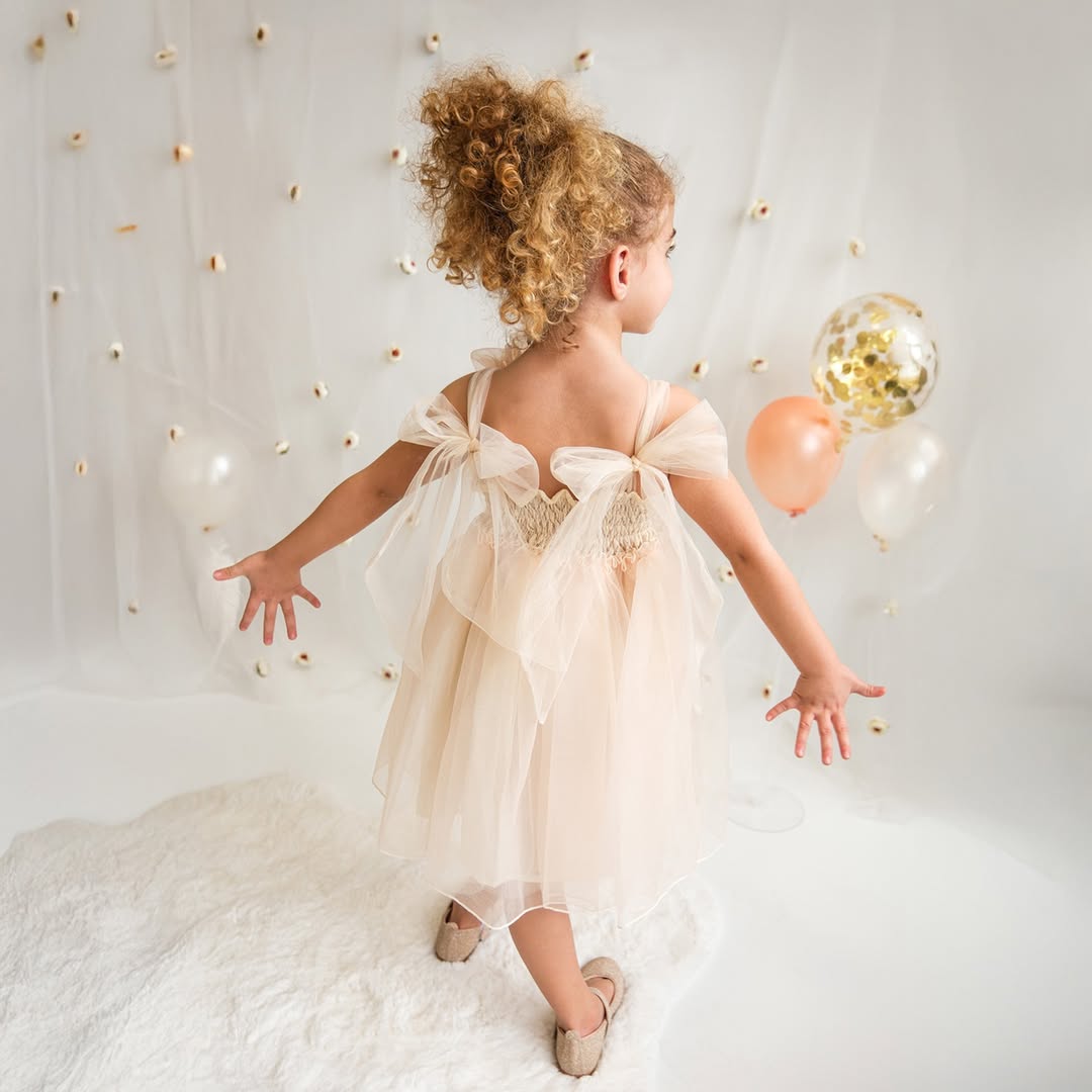 Kız Çocuk 2-5 Yaş Özel Gün Elbise