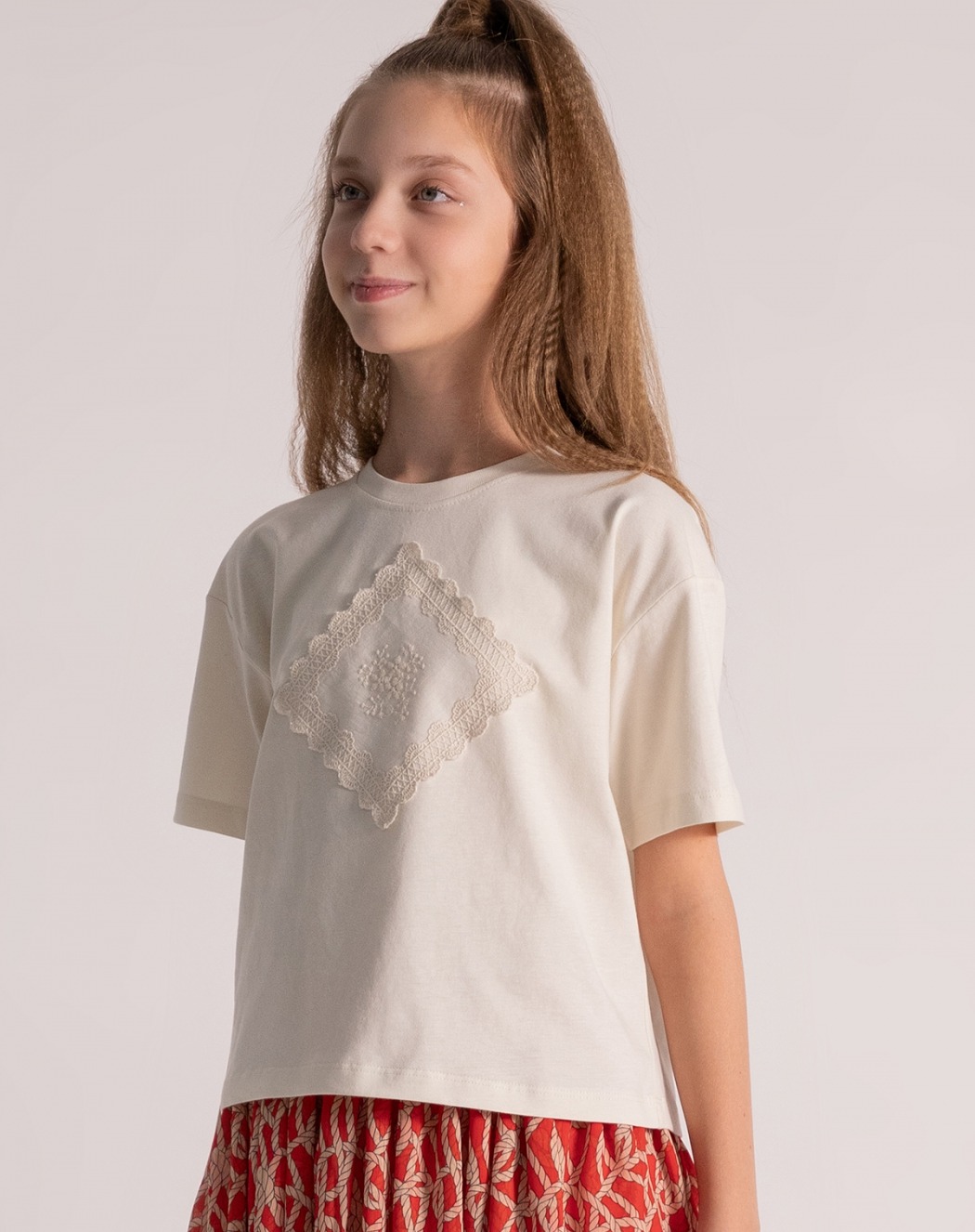 Kız Çocuk 4-9 Yaş Krem Badi