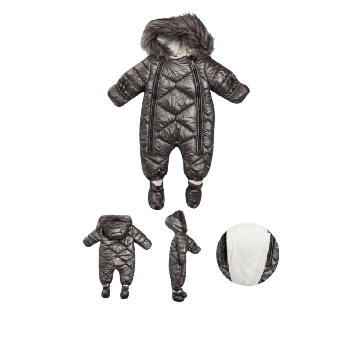 Unısex Bebek 6-24 Ay Kozmonot Tulum