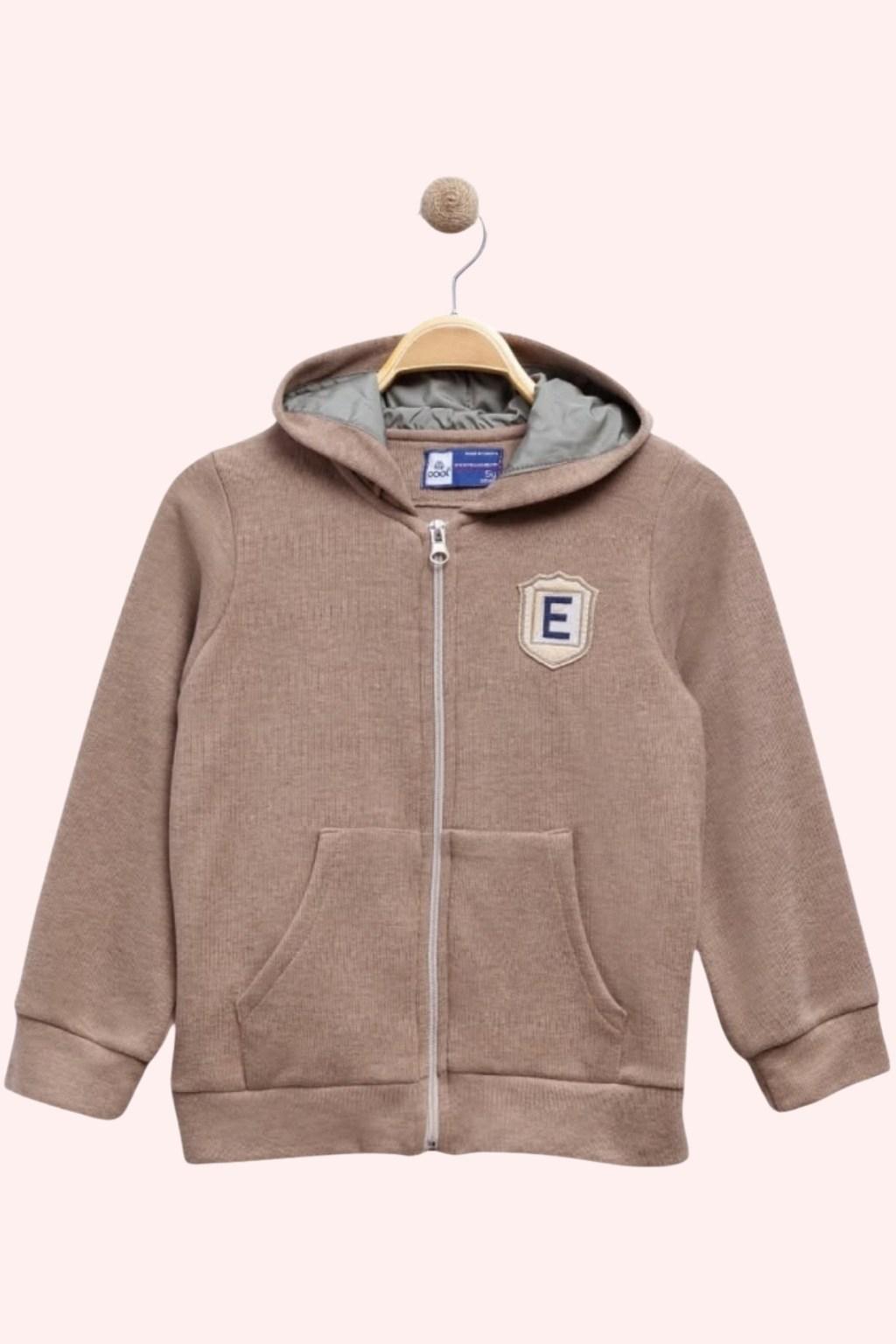 Erkek Çocuk Kapüşonlu Fermuarlı Sweatshirt – 5-8 Yaş