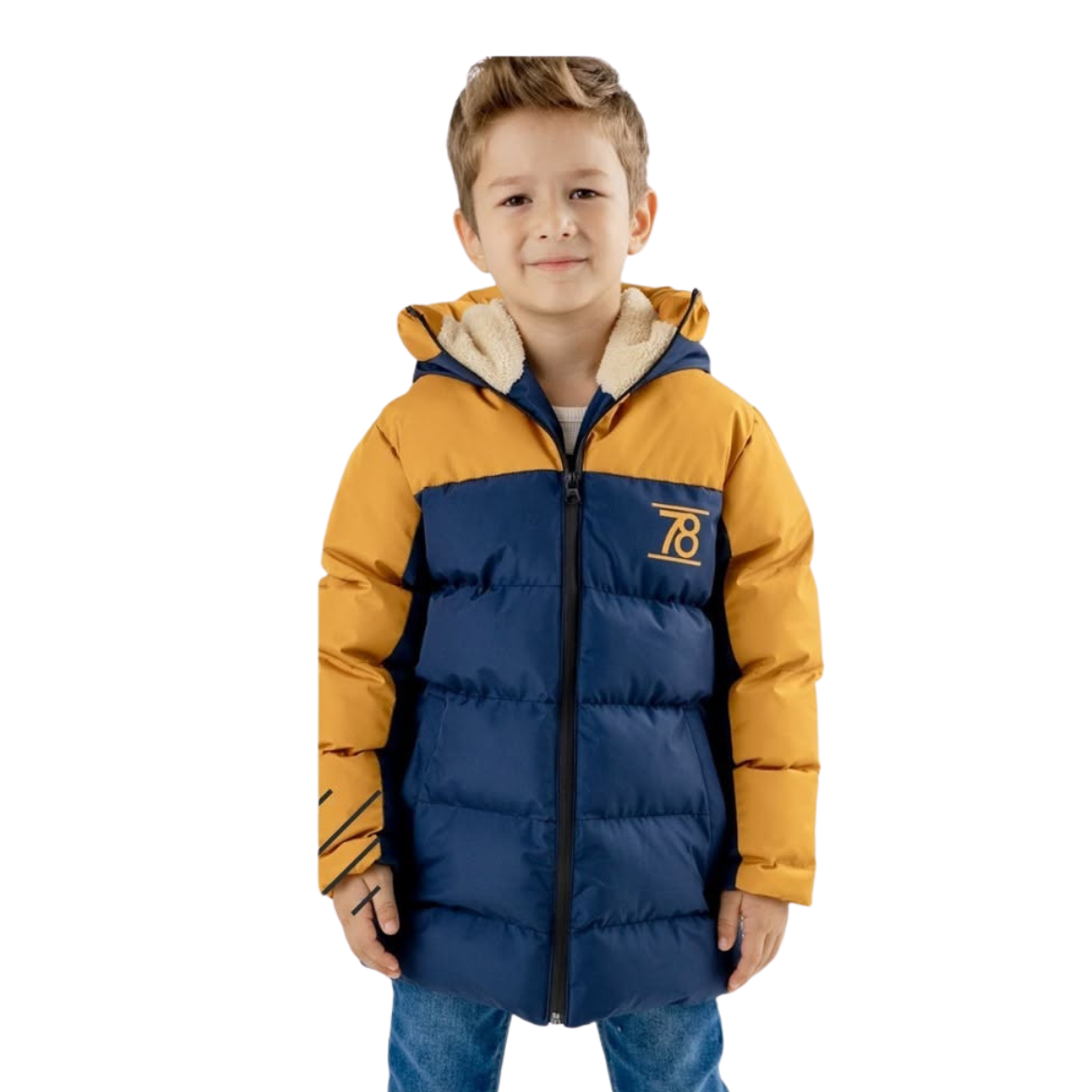 Erkek Çocuk 2-5 Yaş İçi Kürklü Şişme Mont