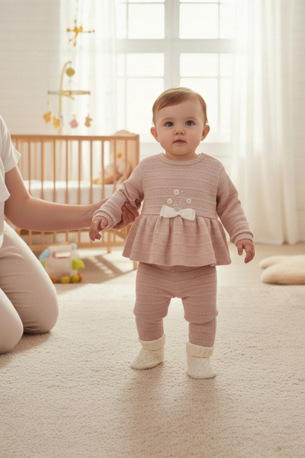 Kız Bebek 6-36 Ay Forest Alt Üst İkili Takım