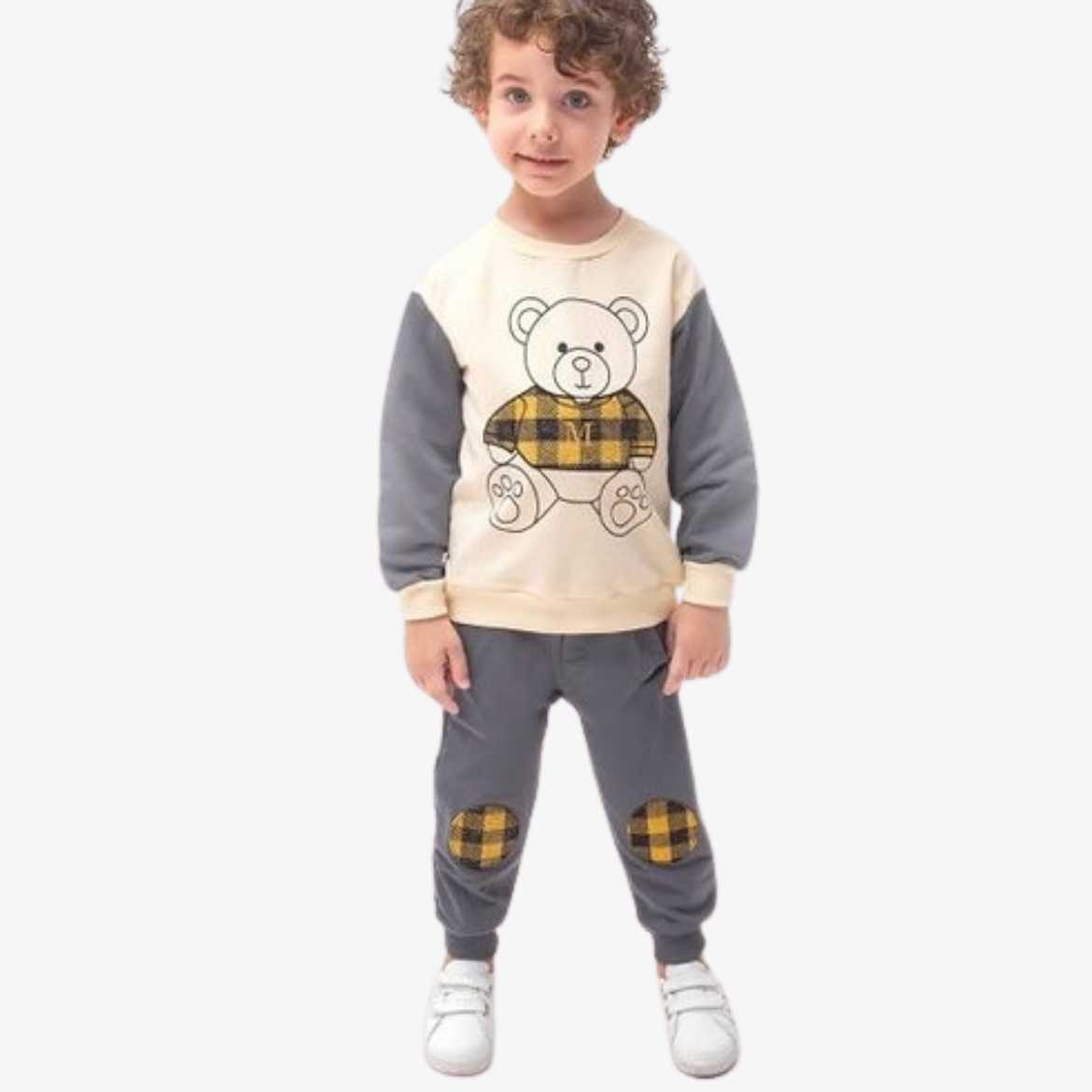Erkek Çocuk 2-5 Yaş Ekose Alt Üst İkili Takım