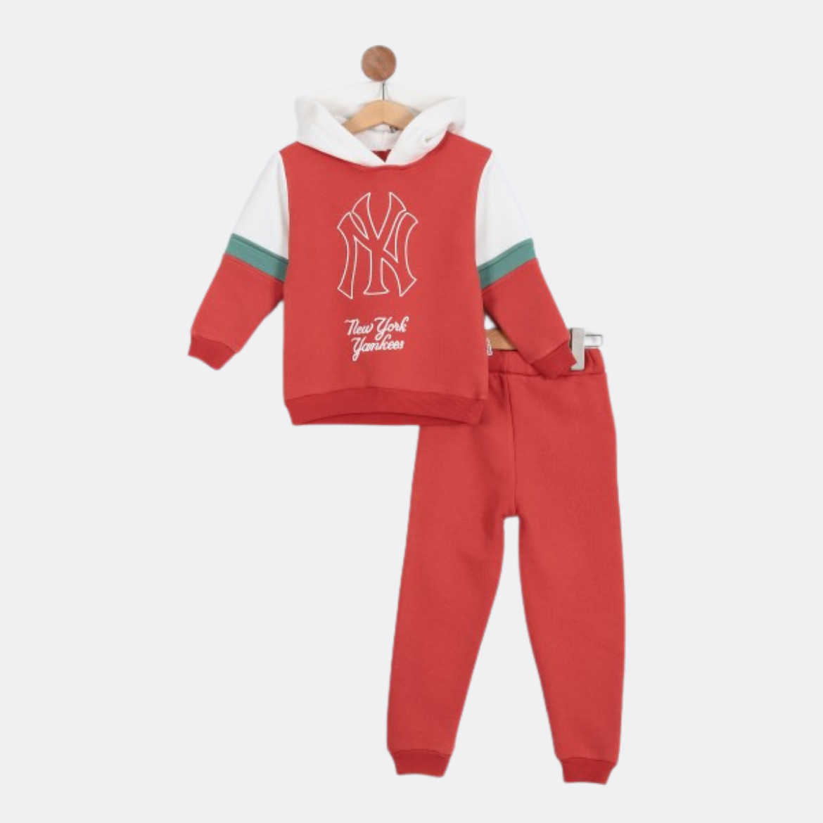 Erkek Çocuk 3-7 Yaş Baskılı Kapüşonlu Alt Üst Takım