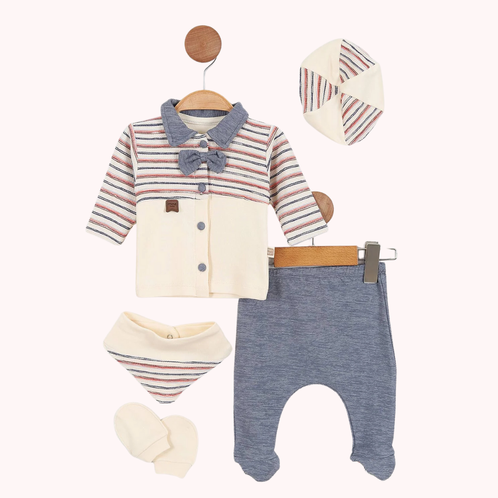 Erkek Bebek Yenidoğan 5'li Hastane Çıkış Seti