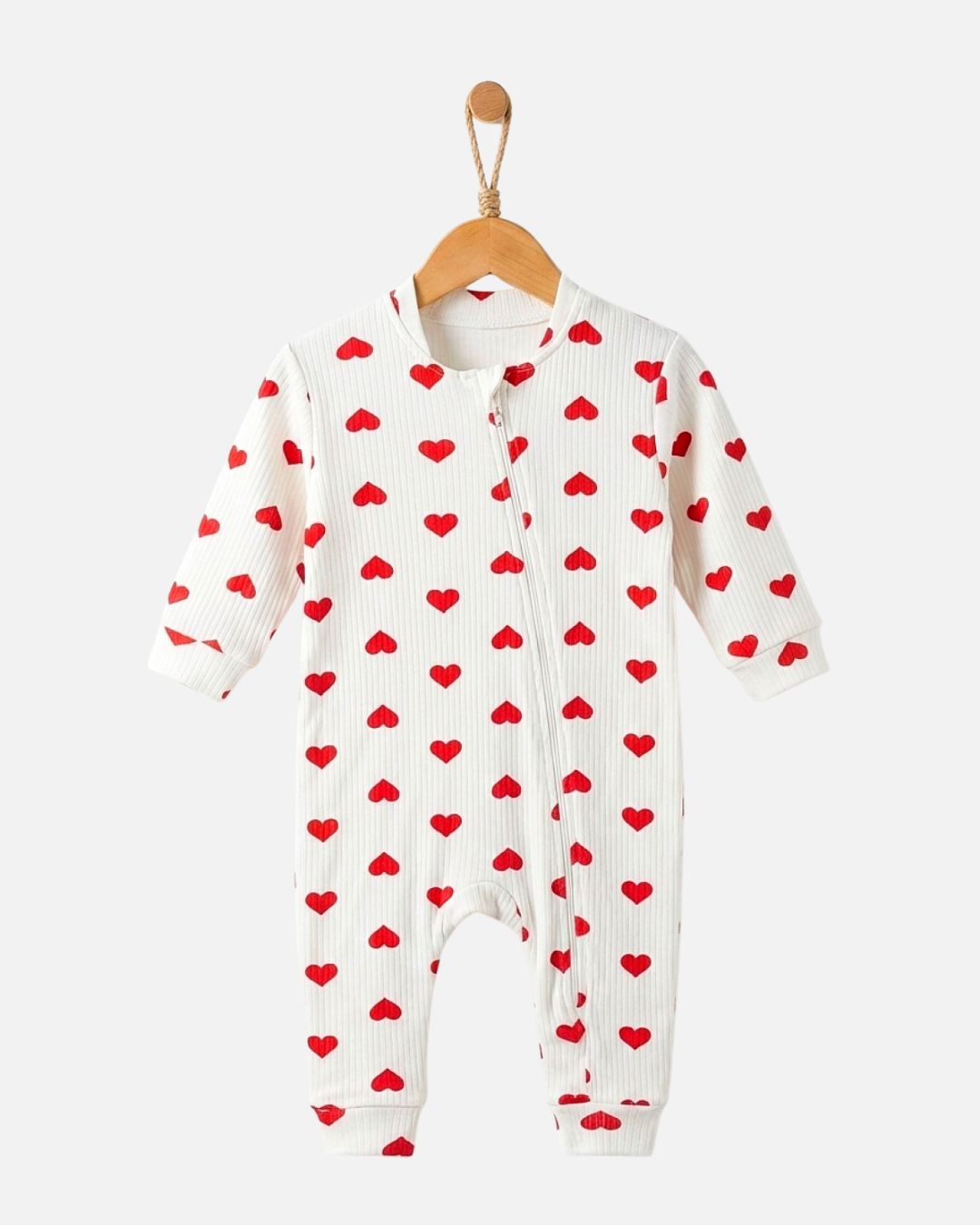 Kız Çocuk 1-3 Yaş Kalpli Uyku Tulumu